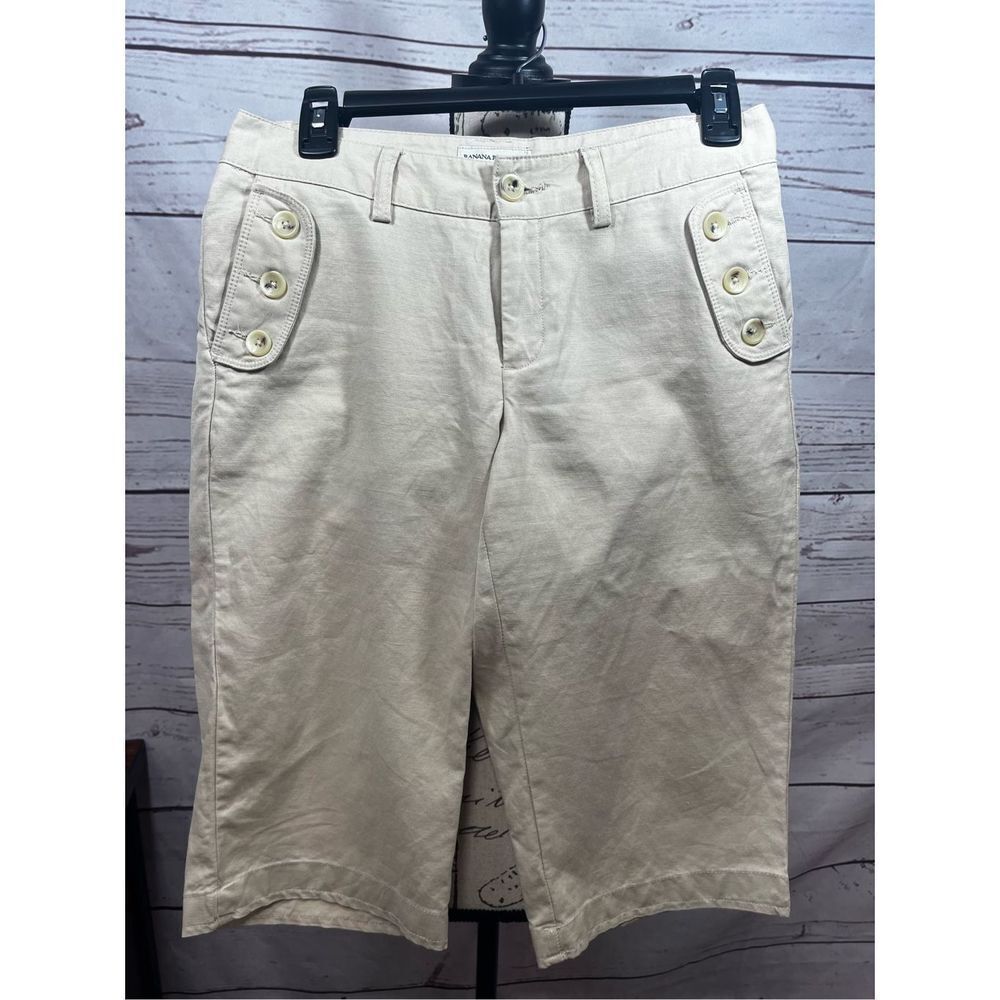 Banana Republic size 2 tan cropped tan pants - 2652